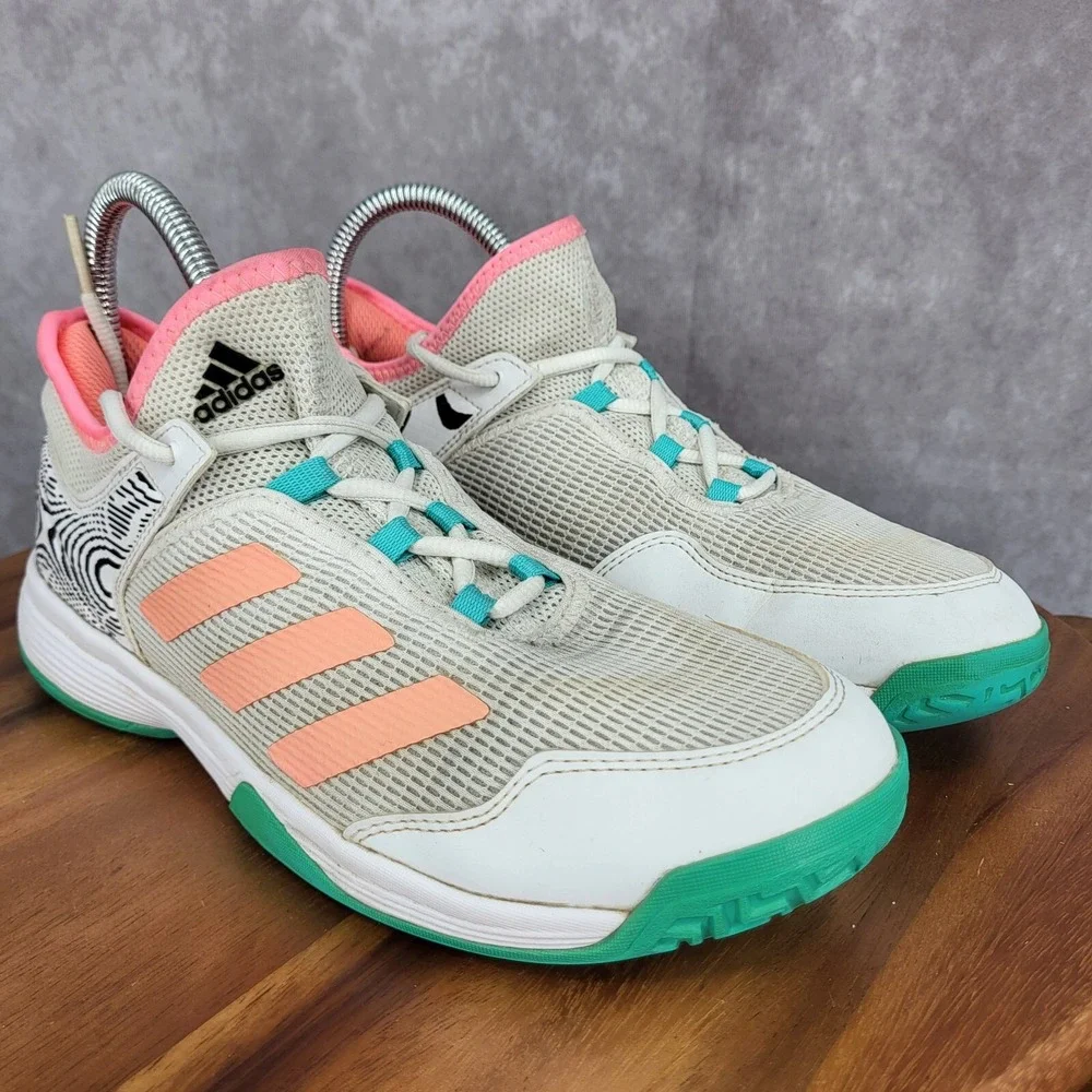 Adidas Adizero Ubersonic 4 K Tennis Shoes Mens 5.5 Pickle Ball Sneakers‎ GY3222
